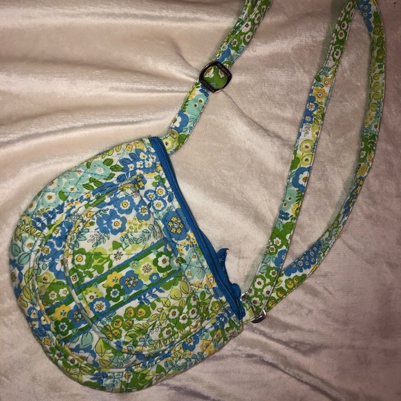 Vera Bradley Green and yellow floral crossbody - Picture 5 of 6